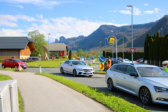 Ausfahrtsperre Hallein 2021