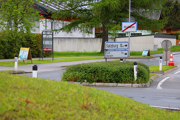Ausfahrtsperre Hallein 2021