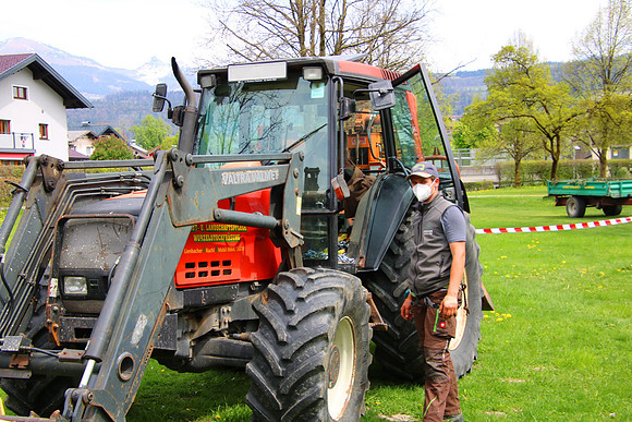Maibaumaufstellen in Kuchl 2021