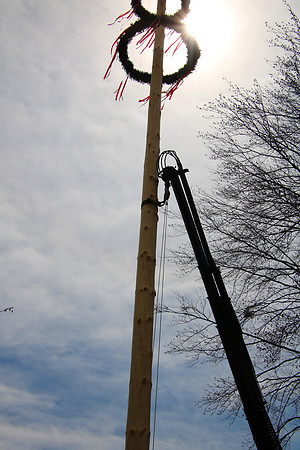 Maibaumaufstellen in Kuchl 2021