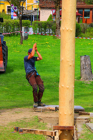 Maibaumaufstellen in Kuchl 2021