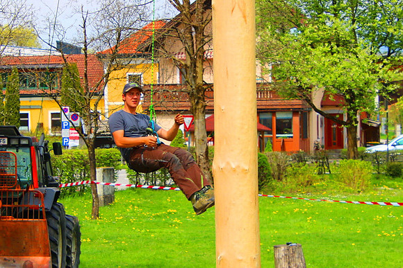 Maibaumaufstellen in Kuchl 2021