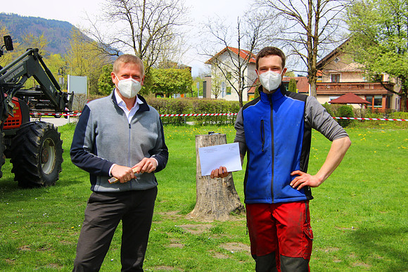 Maibaumaufstellen in Kuchl 2021