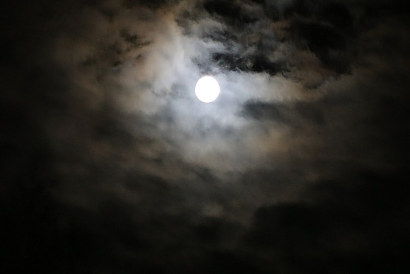 Zunehmender Vollmond