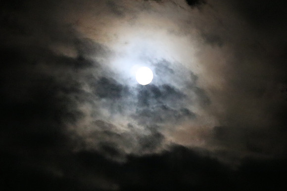 Zunehmender Vollmond