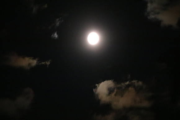 Zunehmender Vollmond