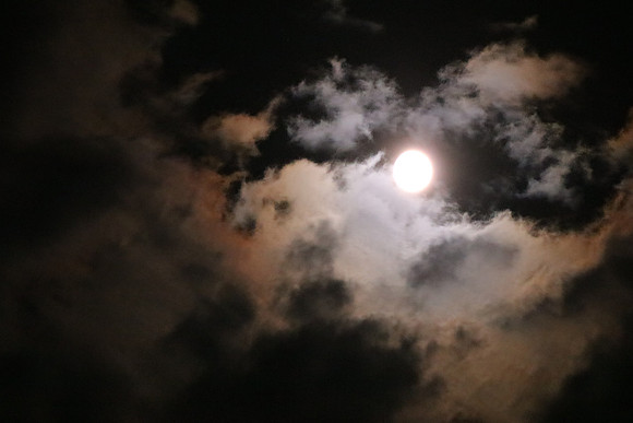 Zunehmender Vollmond