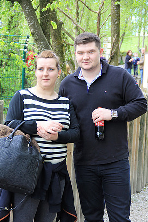 Ostereier suche im Zoo