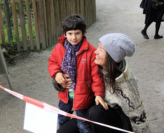 Ostereier suche im Zoo