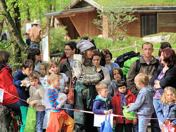 Ostereier suche im Zoo