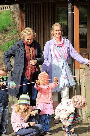 Ostereier suche im Zoo