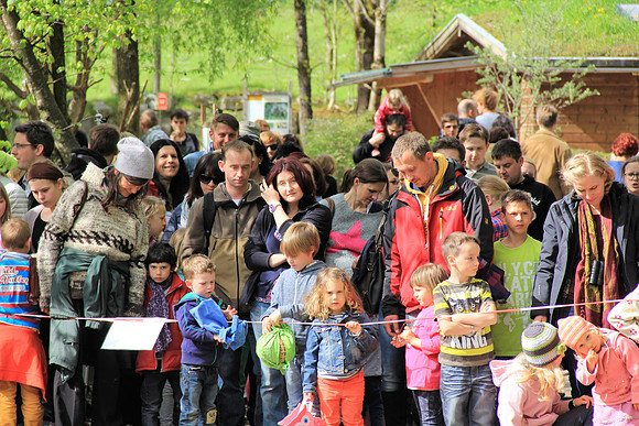 Ostereier suche im Zoo