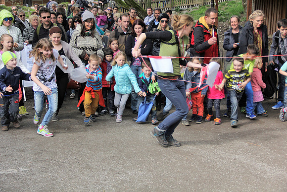 Ostereier suche im Zoo