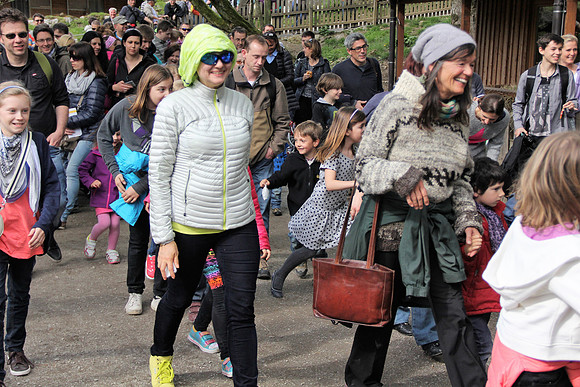 Ostereier suche im Zoo