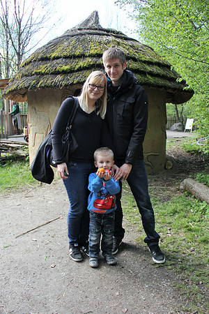 Ostereier suche im Zoo