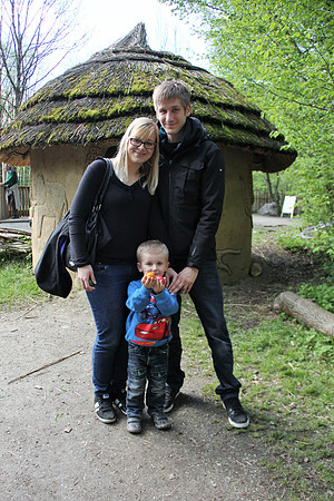 Ostereier suche im Zoo