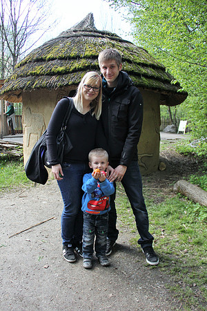 Ostereier suche im Zoo