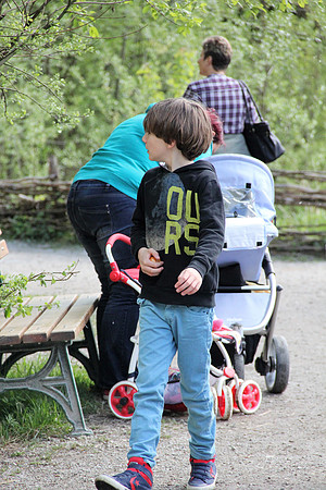 Ostereier suche im Zoo