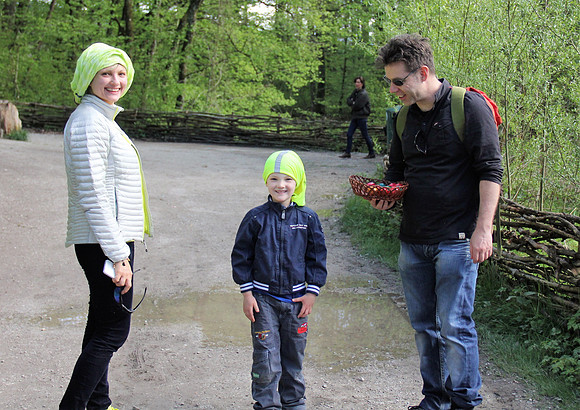 Ostereier suche im Zoo