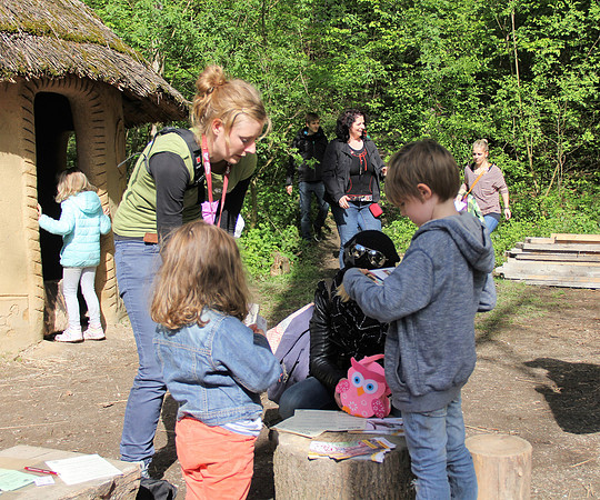 Ostereier suche im Zoo