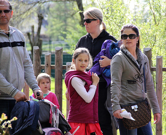 Ostereier suche im Zoo