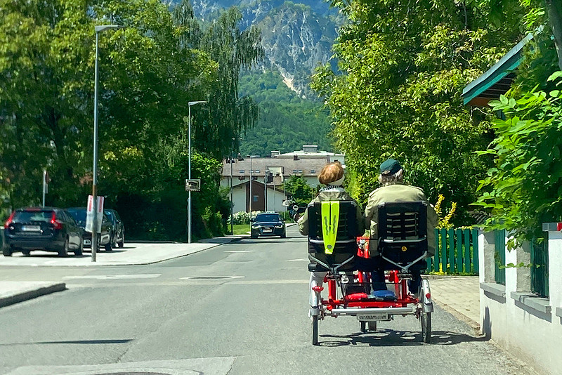 Gemeinsam mit dem Tandem unterwegs