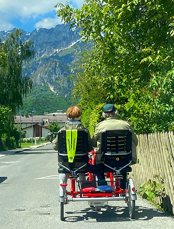 Gemeinsam mit dem Tandem unterwegs