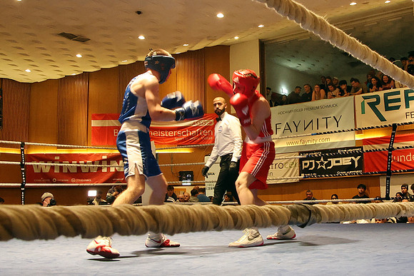 Boxgala in der Salzberhalle