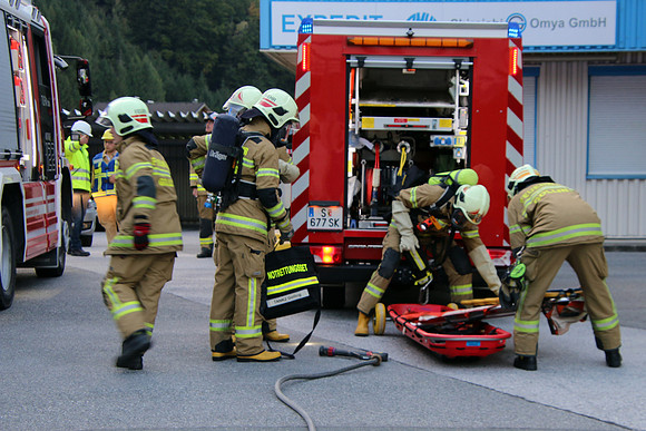 Gefahrgut-Simulation in Golling