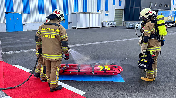 Gefahrgut-Simulation in Golling