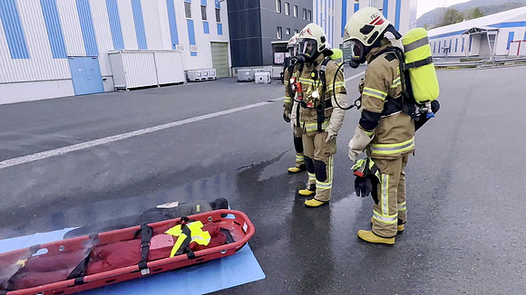 Gefahrgut-Simulation in Golling