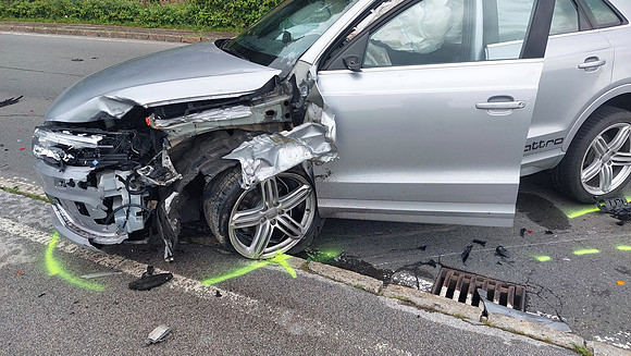 08.07.2022 Schwerer Verkehrsunfall auf L237