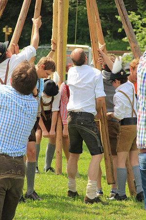 Maibaumfest in Golling