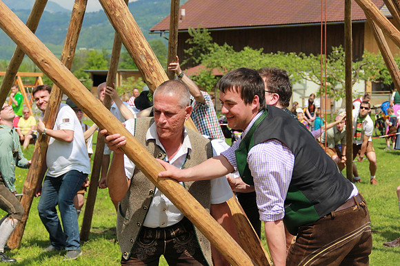 Maibaumfest in Golling
