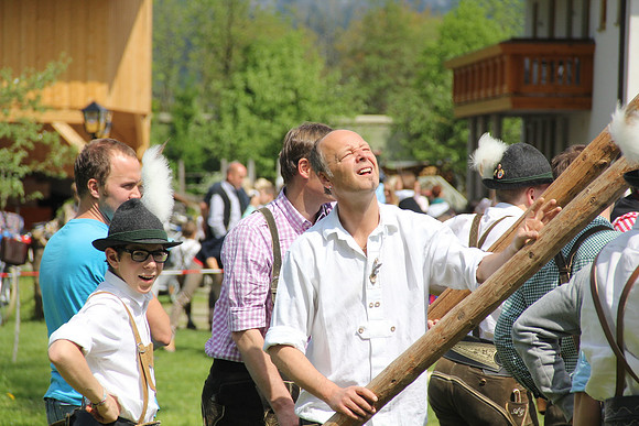 Maibaumfest in Golling