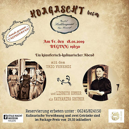 Hoagascht mit Katharina Gruber und Trio Venerdi