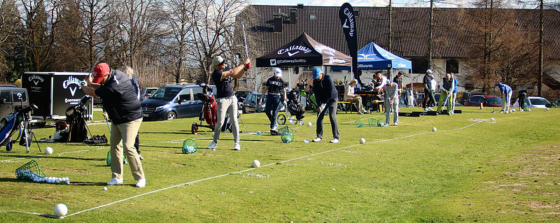 Schlägertests und Unterhaltung am Golfclub Rif
