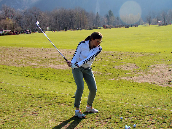 Schlägertests und Unterhaltung am Golfclub Rif