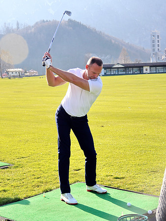 Schlägertests und Unterhaltung am Golfclub Rif