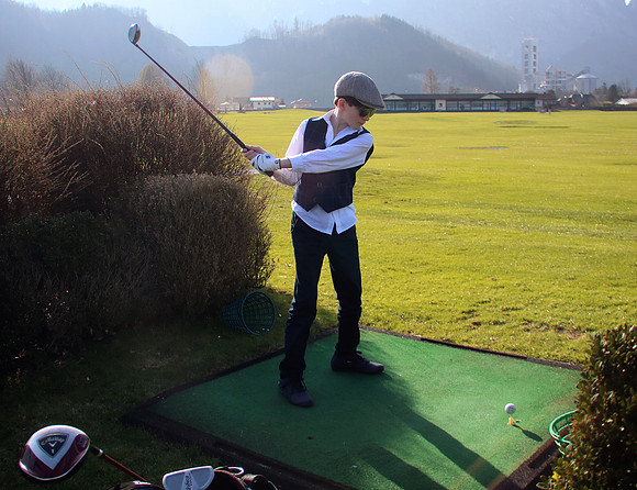 Schlägertests und Unterhaltung am Golfclub Rif