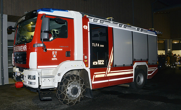 Friedenslichtabholung der Feuerwehrjugend im Bezirk Flachgau