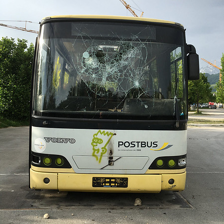 Defekter Postbus am ULSZ Rif