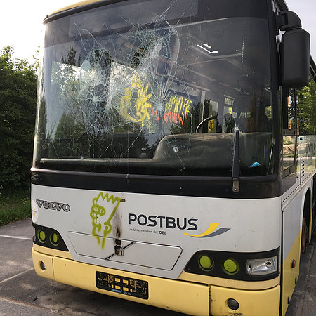 Defekter Postbus am ULSZ Rif