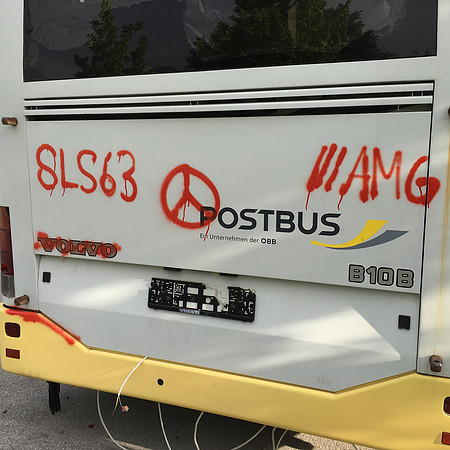 Defekter Postbus am ULSZ Rif