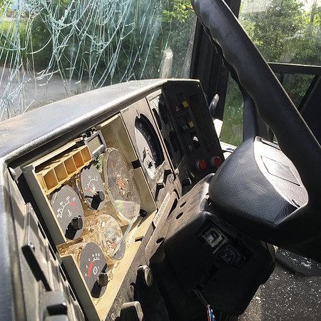 Defekter Postbus am ULSZ Rif