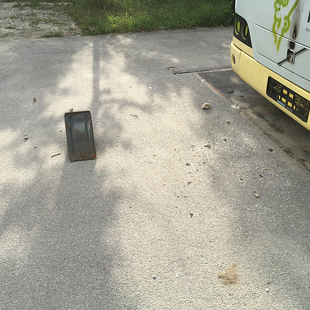 Defekter Postbus am ULSZ Rif