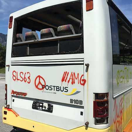 Defekter Postbus am ULSZ Rif