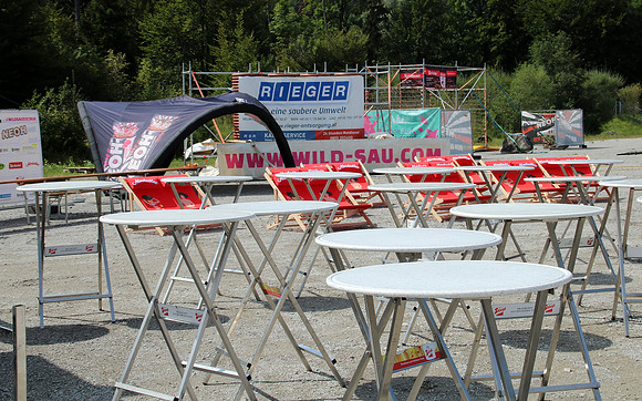 Aufbau Wildsau Dirt Run 2019