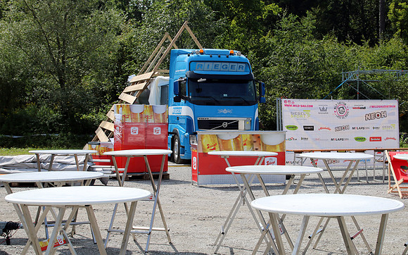 Aufbau Wildsau Dirt Run 2019