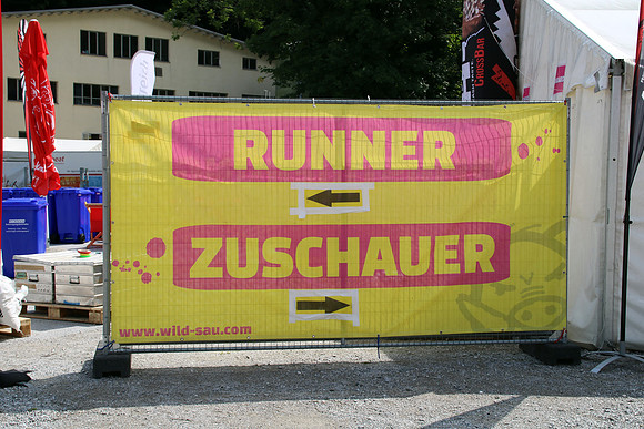 Aufbau Wildsau Dirt Run 2019